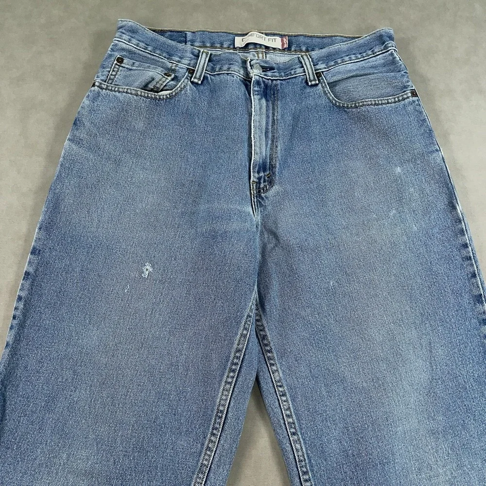 Vintage Levis 560 Jeans Mens 34x30 Comfort Fit Loose Denim Distressed Baggy Y2K